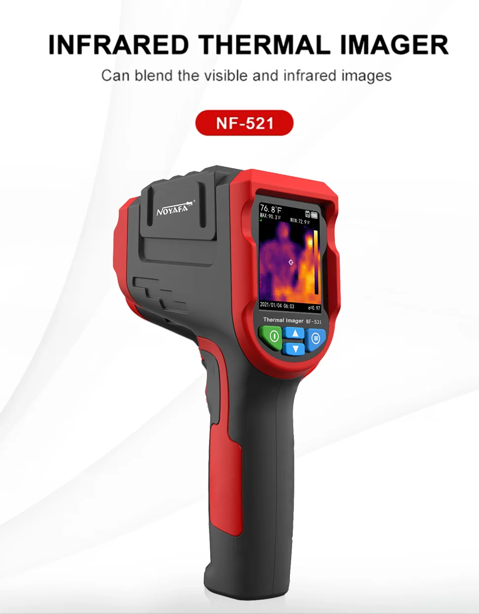 Nf 521 Thermal Imaging Camera - Kamera Pencitraan Termal Inframerah Industri Otomatis