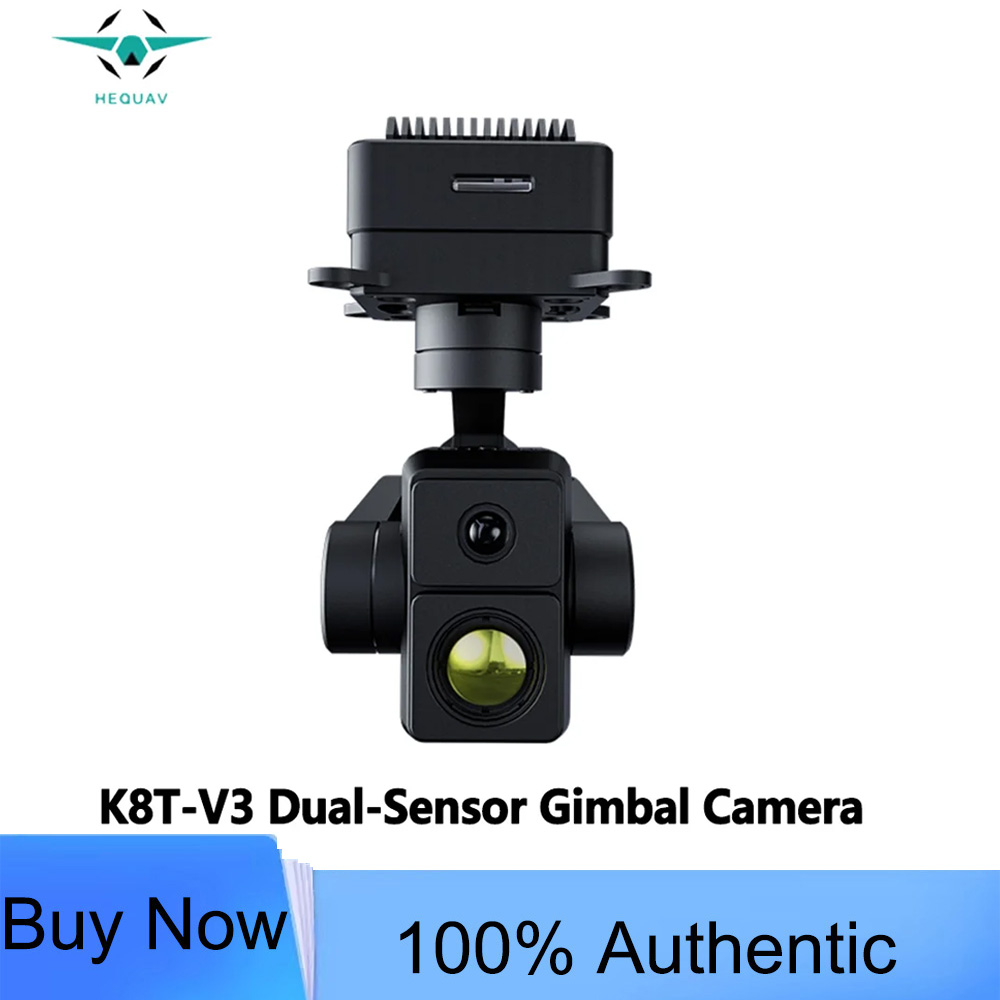 Thermal Imager Drone Gimbal - HEQUAV K8T-V3 Kamera Drone Dual-Sensor 147g