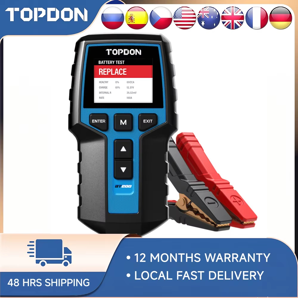 TOPDON BT200 Penguji Baterai M - Topdon Tc001 Thermal Camera ulasan dan harga