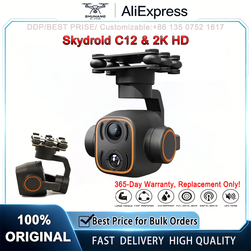 Kamera Drone Skydroid C12 2K H - Thermal Imager Drone Gimbal ulasan dan harga