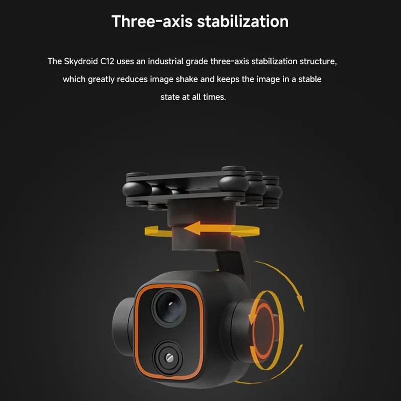 Kamera Drone Skydroid C12 2K H - Thermal Imager Drone Gimbal ulasan dan harga