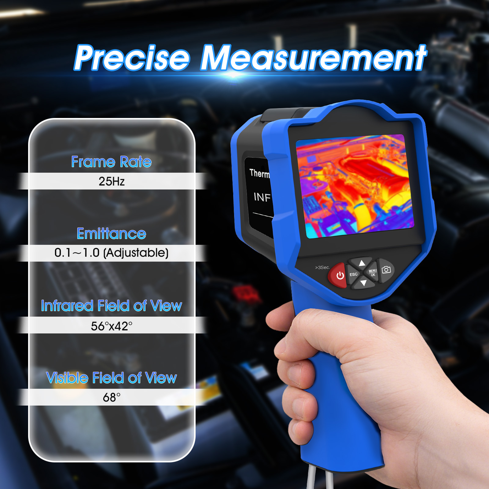 Kamera Termal 256x192, Pencitr - Thermal Imaging Camera 256X192 ulasan dan harga
